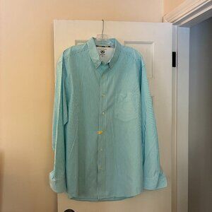 Men's  Macy's Club Room Striped Oxford Shirt XL